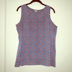 J crew factory split back top